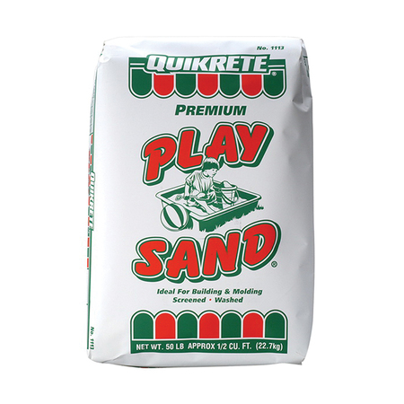 QUIKRETE Quikrete Play Sand, Granular, 50 lb Bag 111325